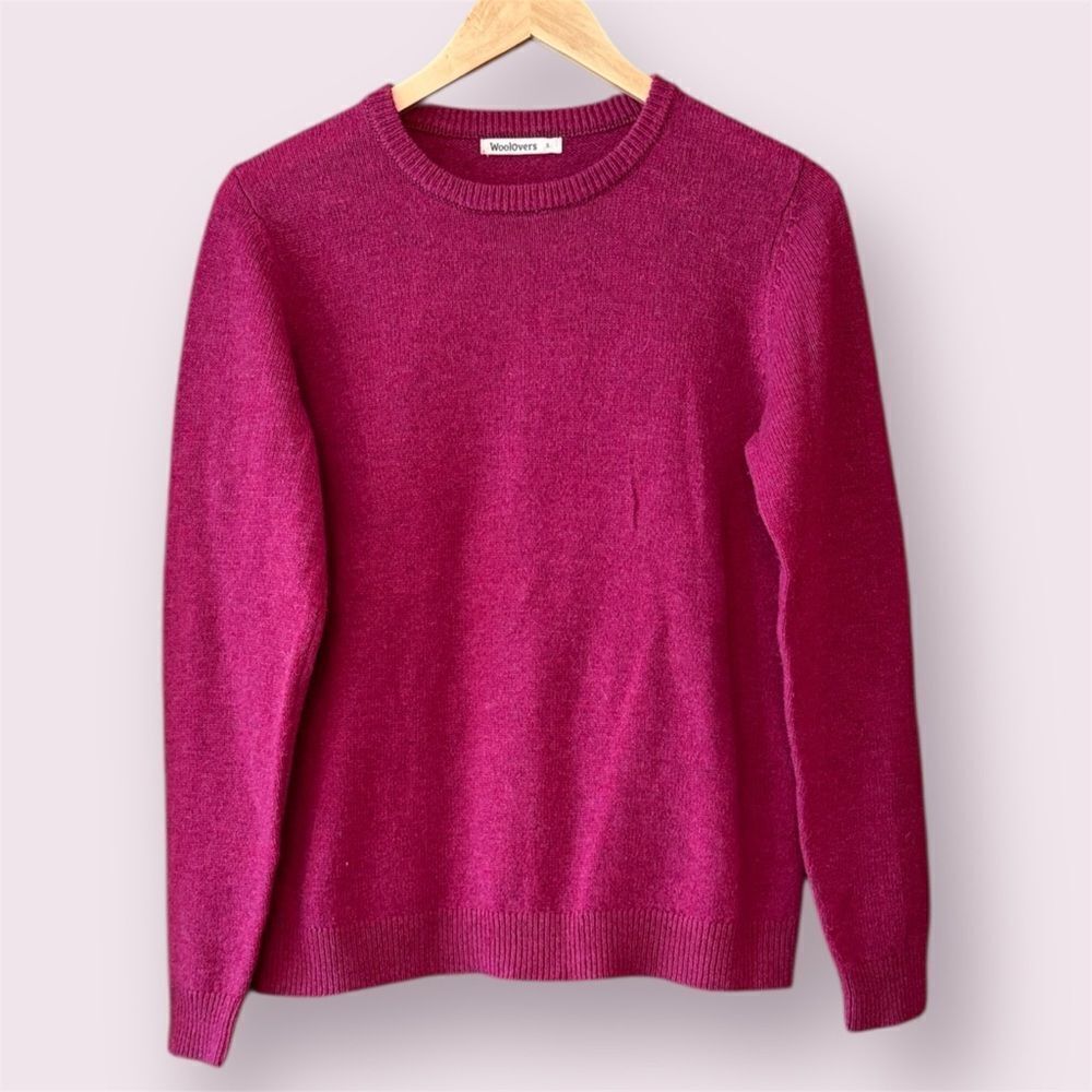 WOOLOVERS Lambswool Crewneck Pullover Sweater